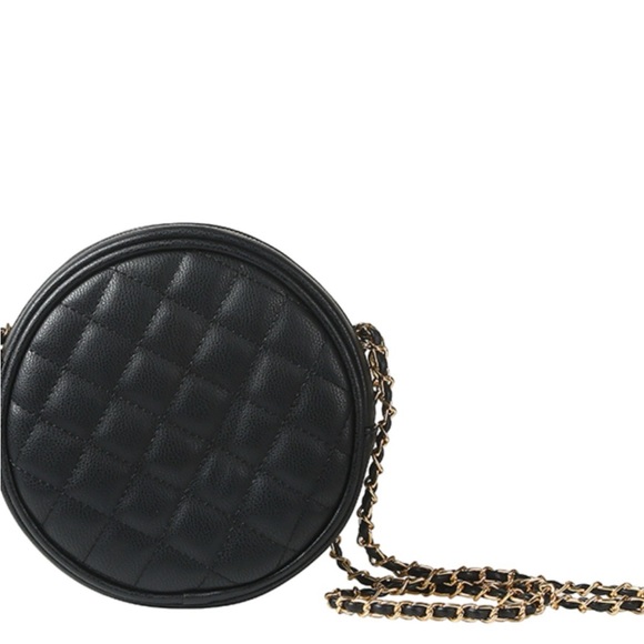 Mini quilted round bag - Picture 1 of 1